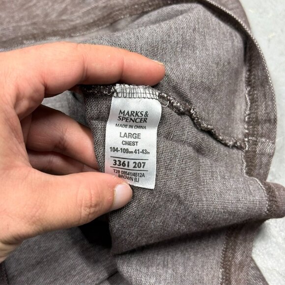 Marks & Spencer Autograph Short Sleeve Polo Shirt Cotton Large - Picture 7 of 8